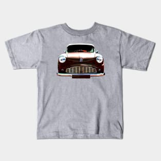 Standard Eight 1950s British classic car high contrast Kids T-Shirt